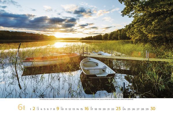 Faszination Skandinavien - Wandkalender 2024 - 58 x 39 cm - Korsch Verlag