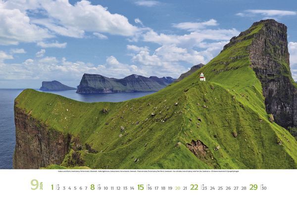 Faszination Skandinavien - Wandkalender 2024 - 58 x 39 cm - Korsch Verlag