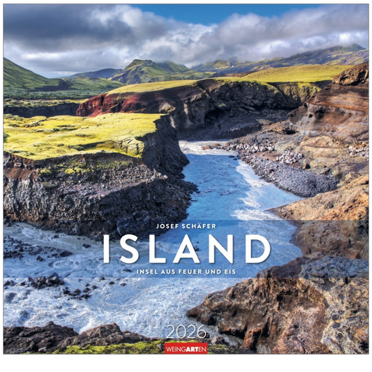Iceland - Wall Calendar 2026 - 48 x 46 cm - Weingarten Art Publishers
