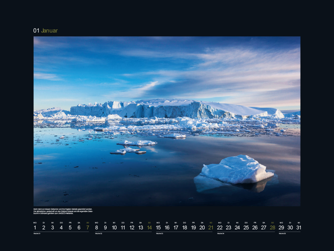 Schönheit des Nordens - Wandkalender 2024 - 60 x 45 cm - Kunth Verlag