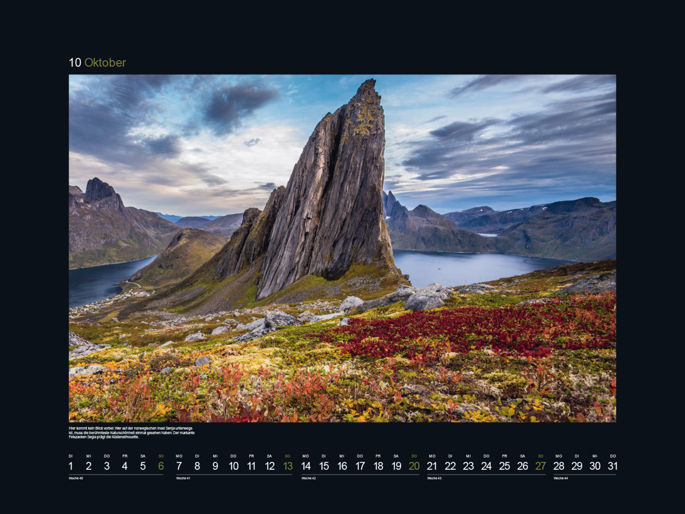 Schönheit des Nordens - Wandkalender 2024 - 60 x 45 cm - Kunth Verlag