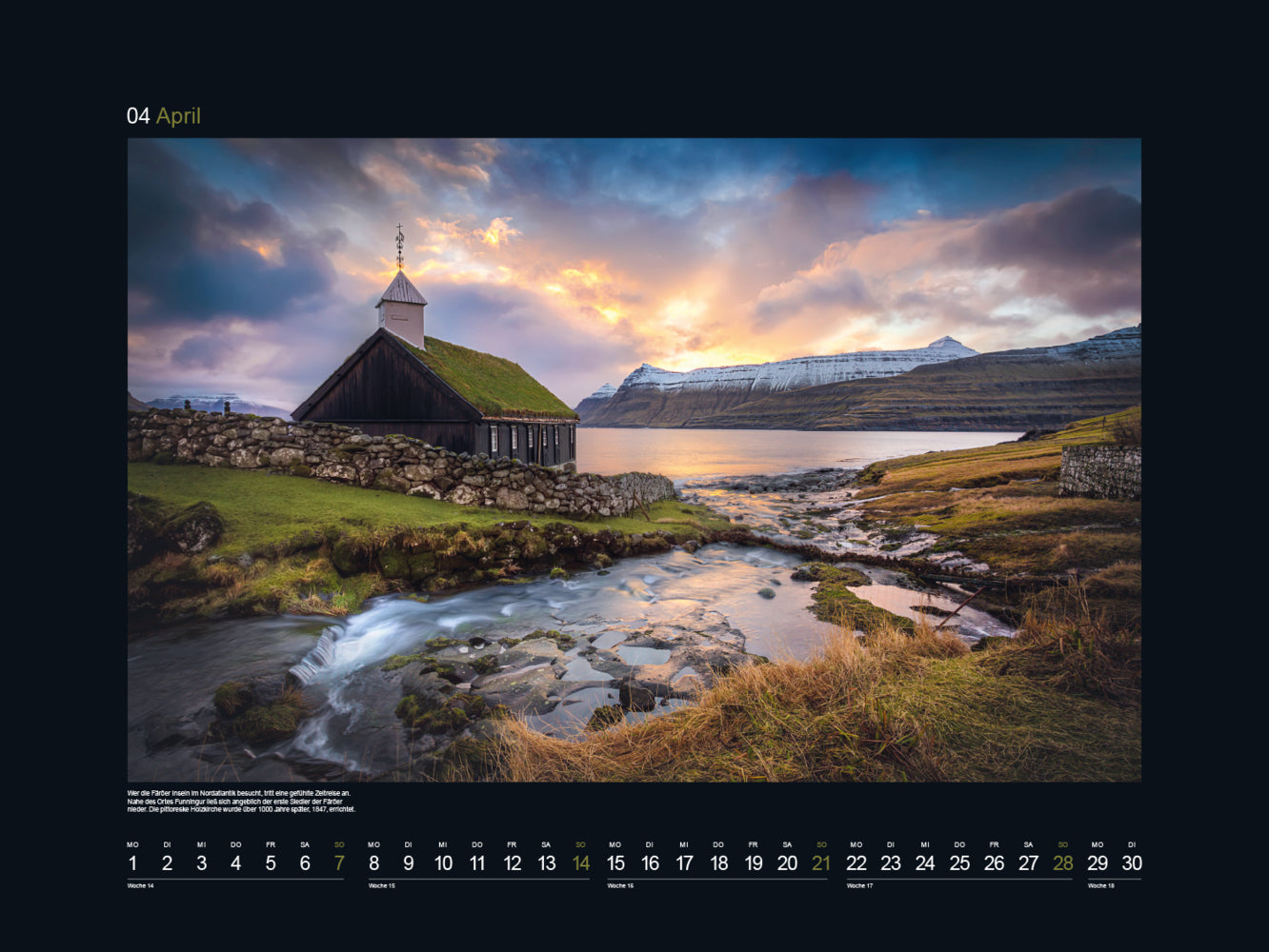 Schönheit des Nordens - Wandkalender 2024 - 60 x 45 cm - Kunth Verlag