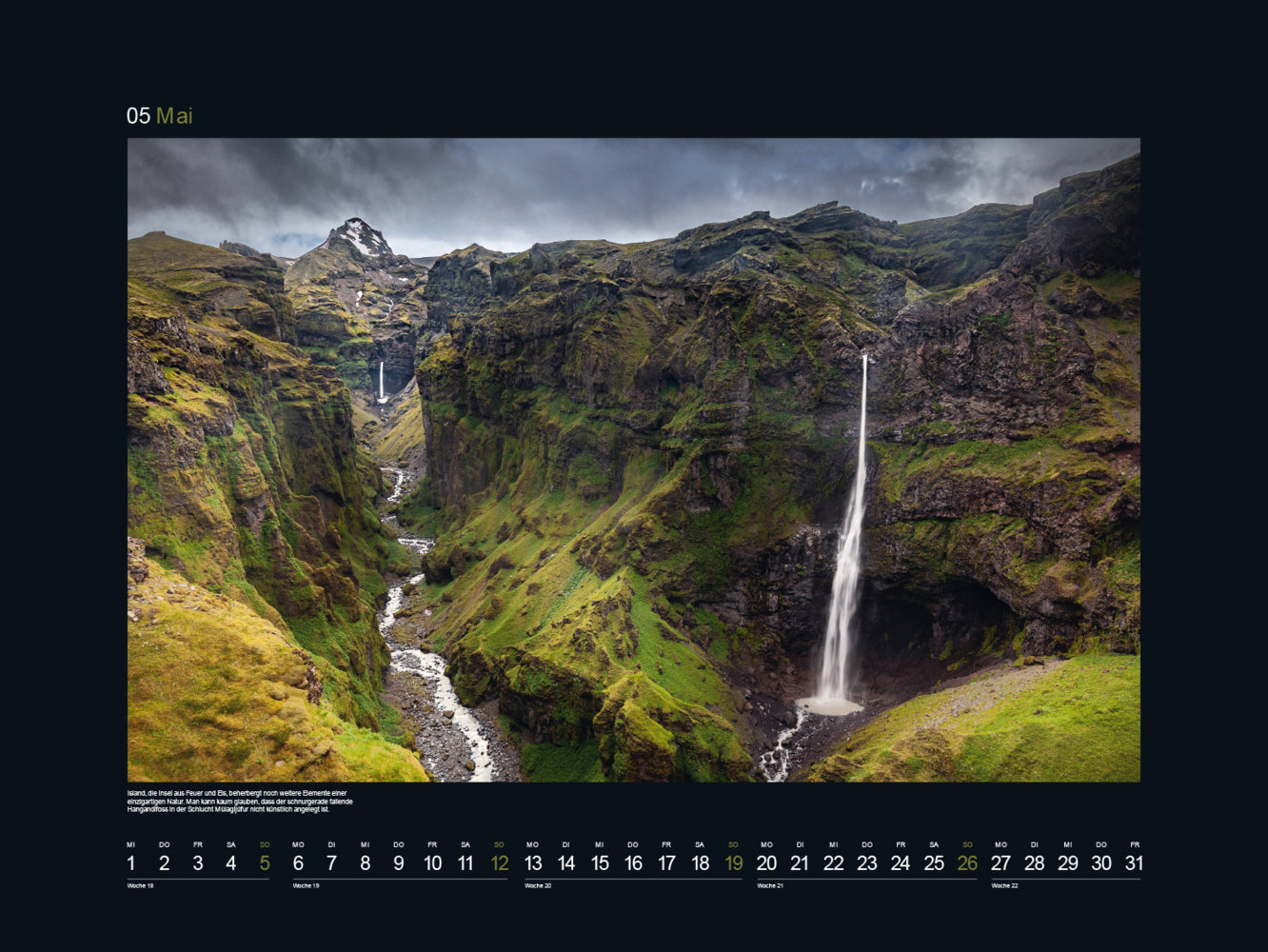Schönheit des Nordens - Wandkalender 2024 - 60 x 45 cm - Kunth Verlag