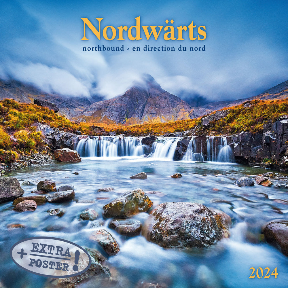 Nordwärts - Wandkalender 2024 - 30 x 60 cm