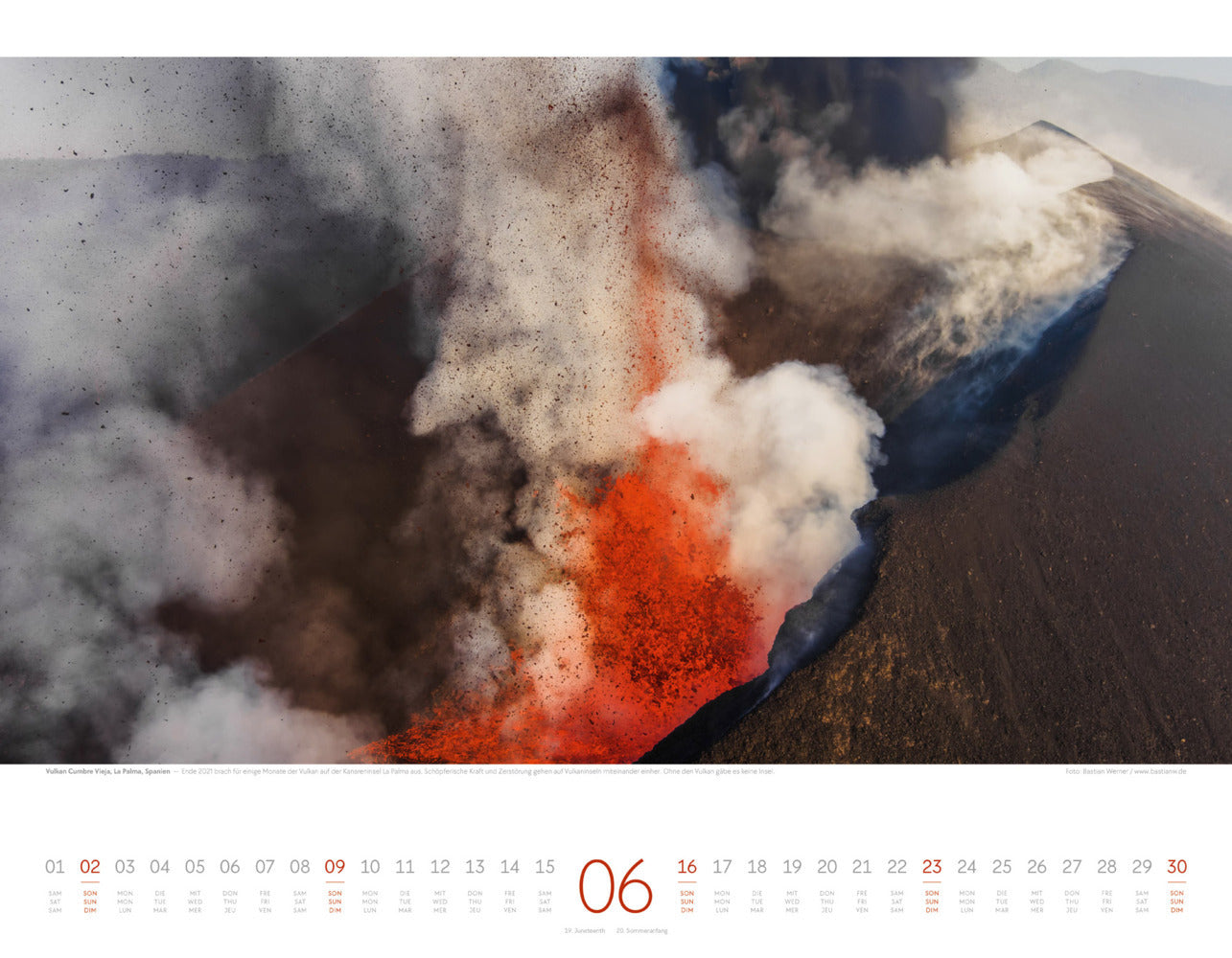 Naturkräfte - Wandkalender 2024 - 54 x 42 cm - Ackermann Kunstverlag