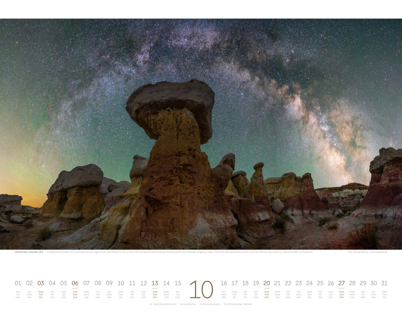 Naturkräfte - Wandkalender 2024 - 54 x 42 cm - Ackermann Kunstverlag