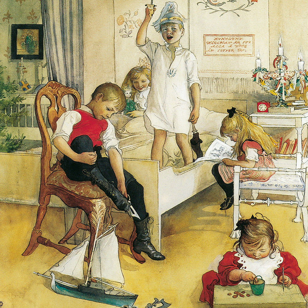 Carl Larsson - Wandkalender 2024 - 30 x 60 cm - Tushita Verlag