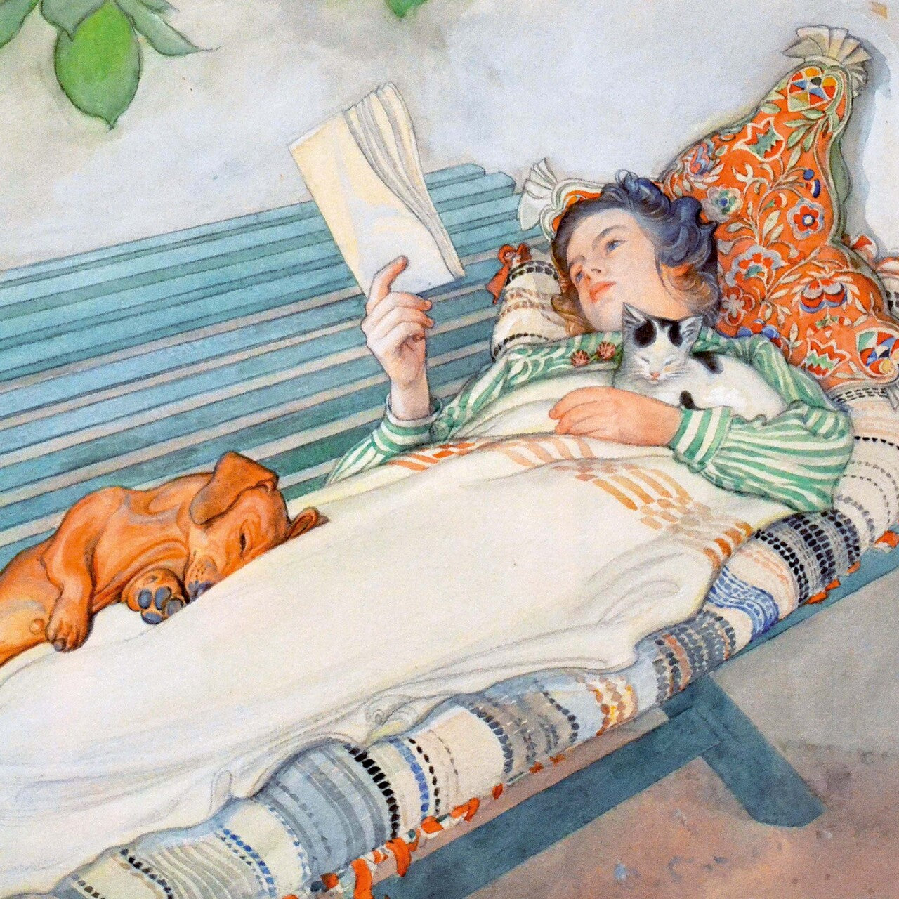 Carl Larsson - Wall Calendar 2025 - 30 x 60 cm - Tushita Publishing
