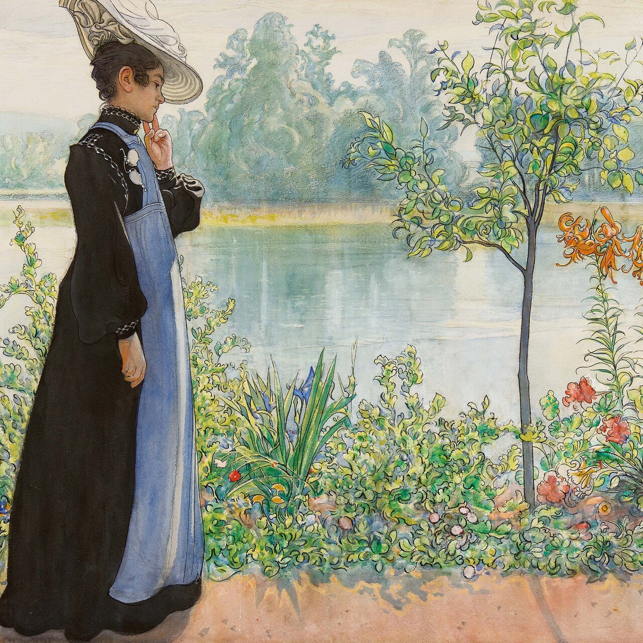 Carl Larsson - Wall Calendar 2025 - 30 x 60 cm - Tushita Publishing
