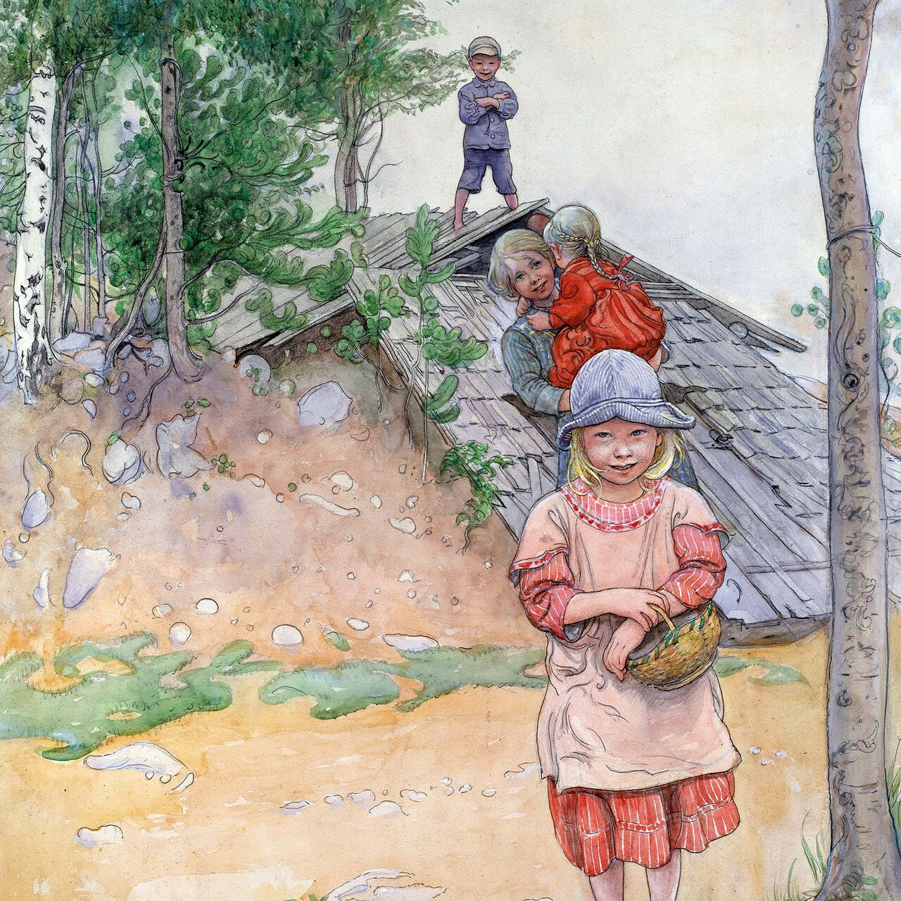 Carl Larsson - Wall Calendar 2025 - 30 x 60 cm - Tushita Publishing