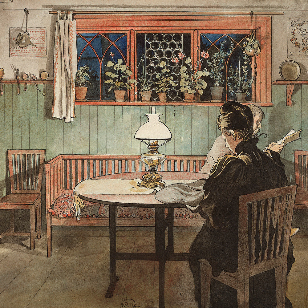 Carl Larsson - Wandkalender 2024 - 30 x 60 cm - Tushita Verlag