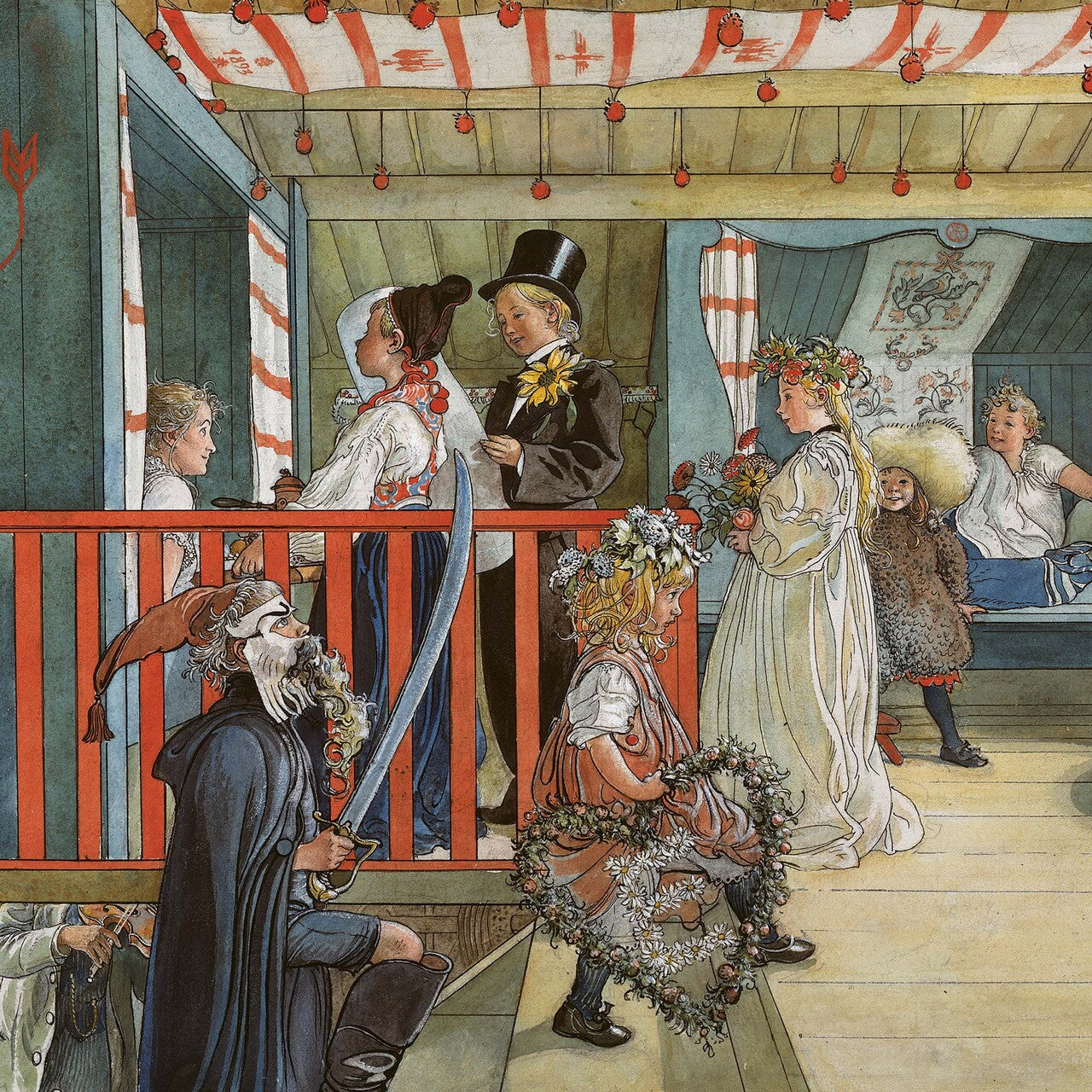 Carl Larsson - Wall Calendar 2025 - 30 x 60 cm - Tushita Publishing