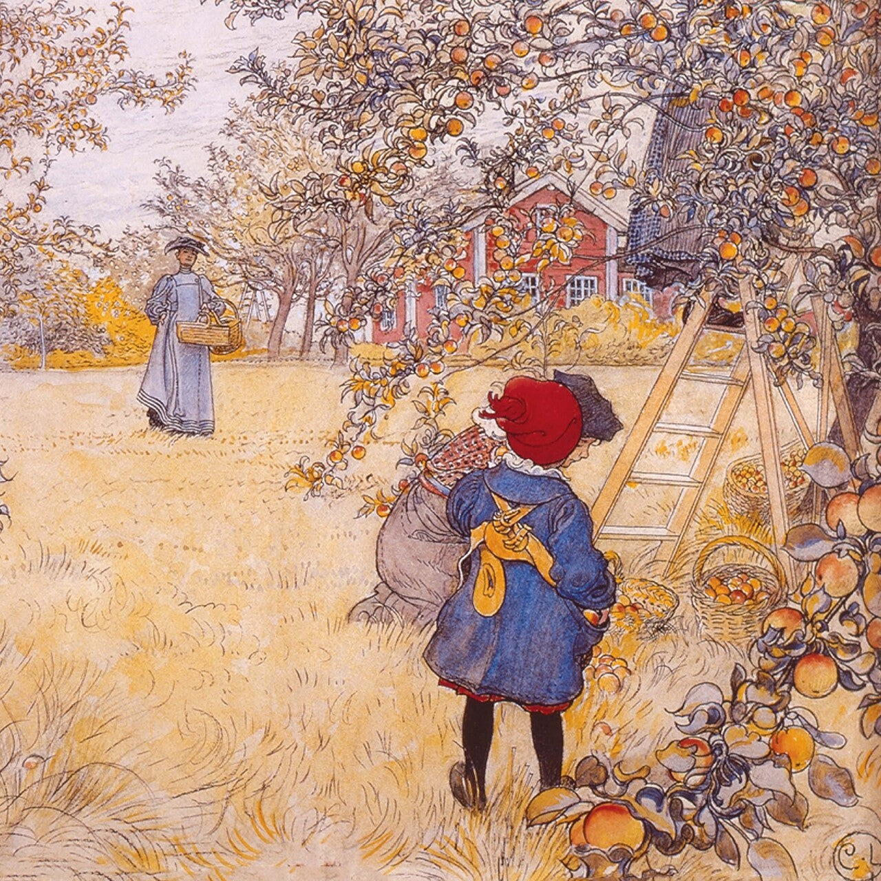 Carl Larsson - Wall Calendar 2025 - 30 x 60 cm - Tushita Publishing