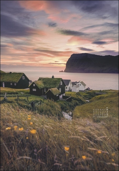 Scandinavian Dreams - Poster-Wandkalender 2024 - 38 x 54 cm - Heye Verlag
