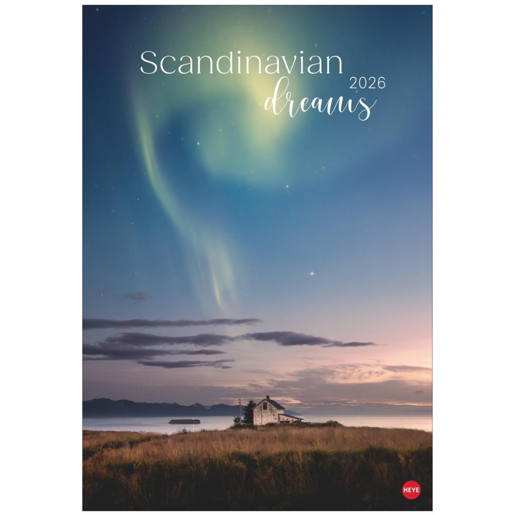 Scandinavian Dreams - Poster-Wandkalender 2026 - 38 x 54 cm - Heye Verlag