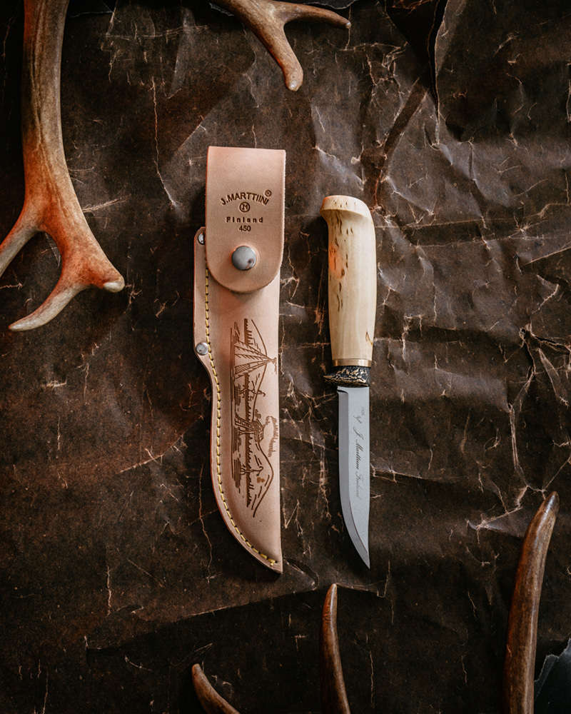 Deluxe Luchs Bronze - 22 cm - Marttiini-Messer
