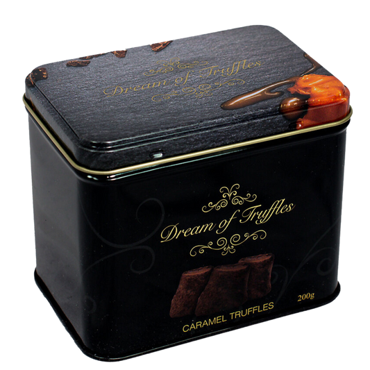 Karamell-Pralinen in nostalgischer Geschenkdose - 200 g