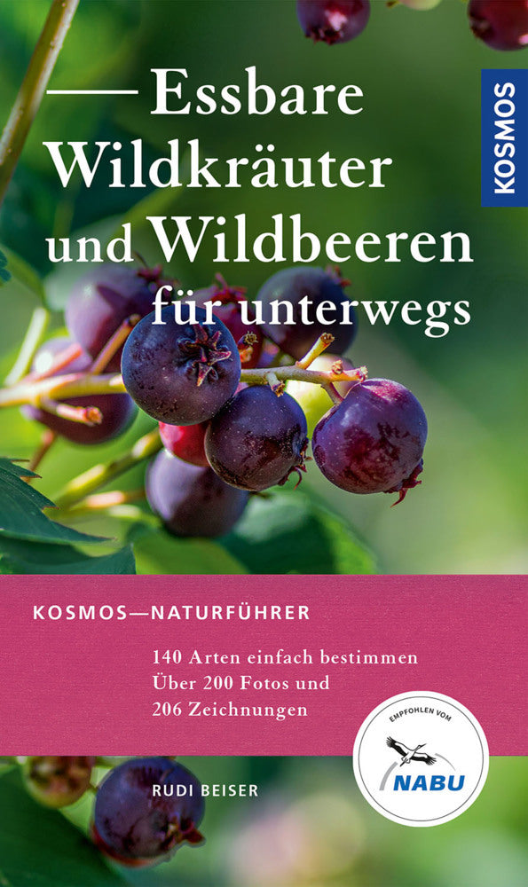 Edible wild herbs and wild berries for on the go