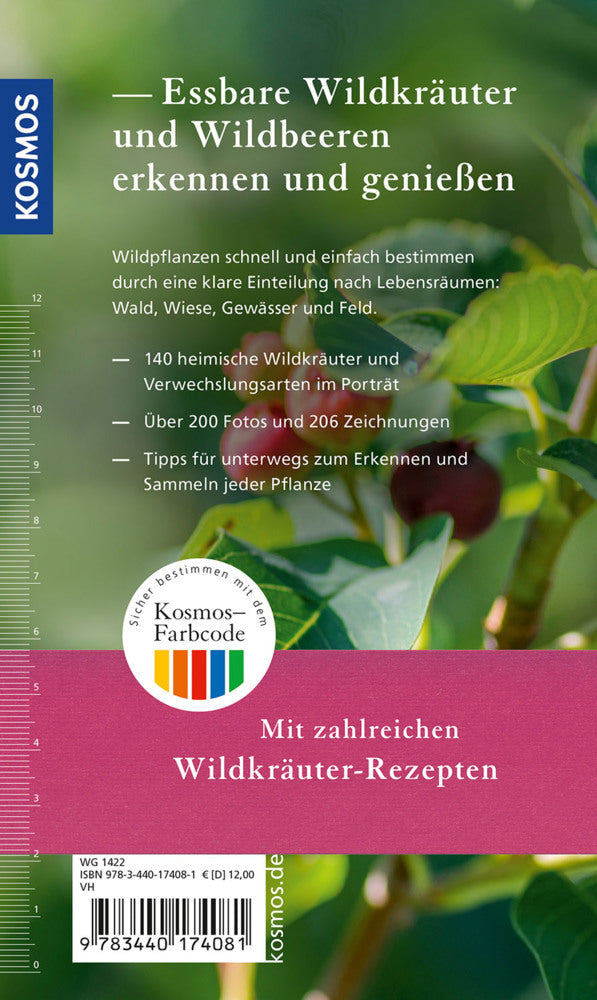 Edible wild herbs and wild berries for on the go