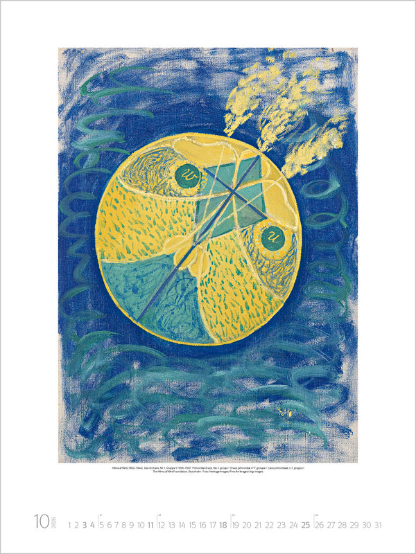 Hilma af Klint - Wandkalender 2026 - 48 x 64 cm - Korsch Verlag