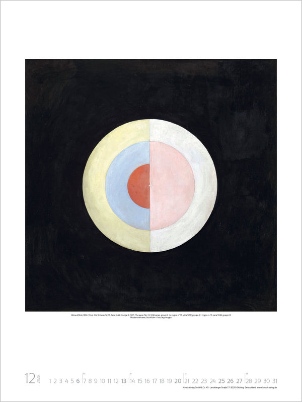 Hilma af Klint - Wandkalender 2026 - 48 x 64 cm - Korsch Verlag