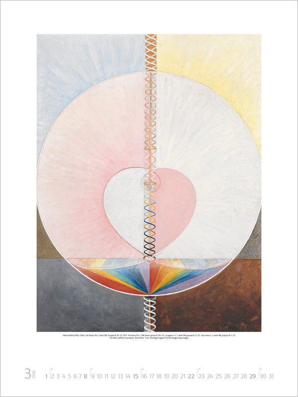 Hilma af Klint - Wandkalender 2026 - 48 x 64 cm - Korsch Verlag