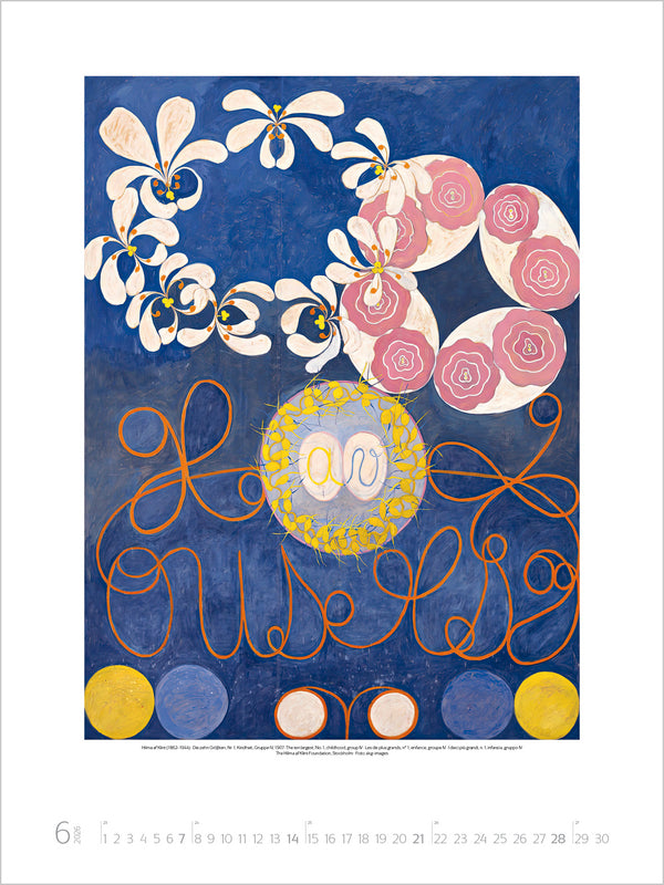 Hilma af Klint - Wandkalender 2026 - 48 x 64 cm - Korsch Verlag