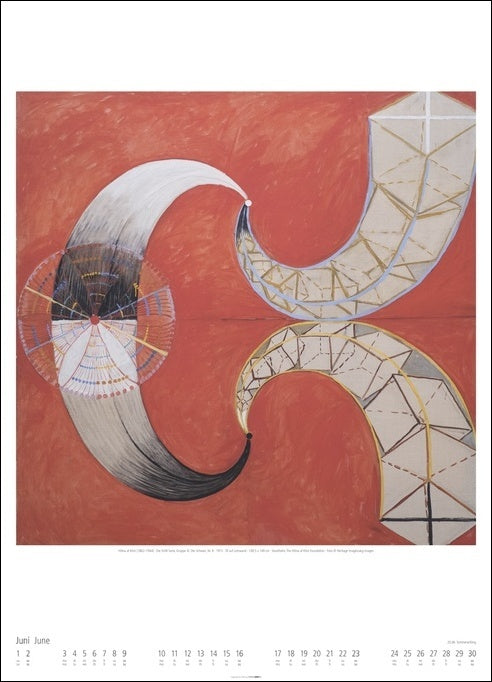 Hilma af Klint - Wandkalender 2024 - 49 x 68 cm - Kunstverlag Weingarten