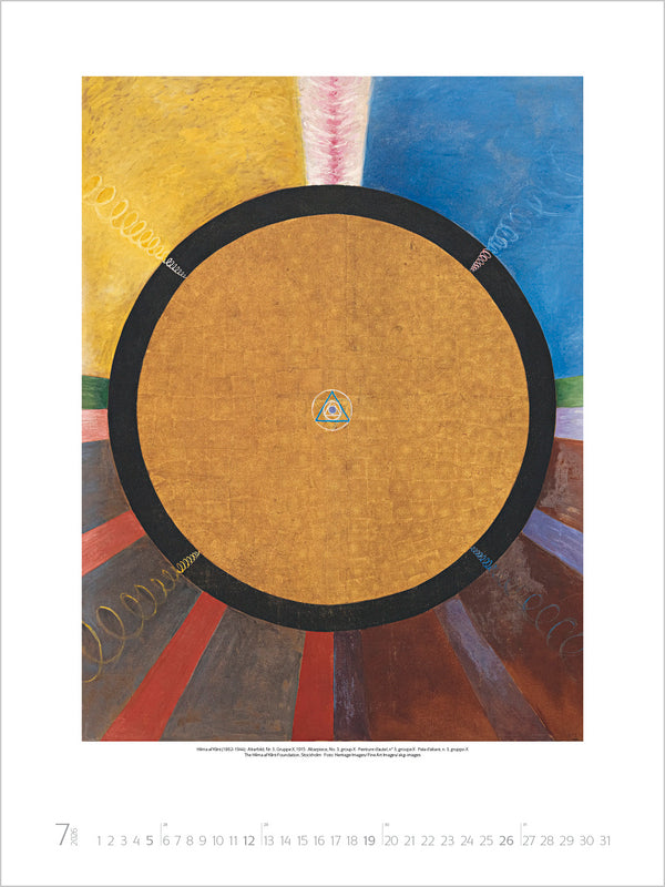 Hilma af Klint - Wandkalender 2026 - 48 x 64 cm - Korsch Verlag