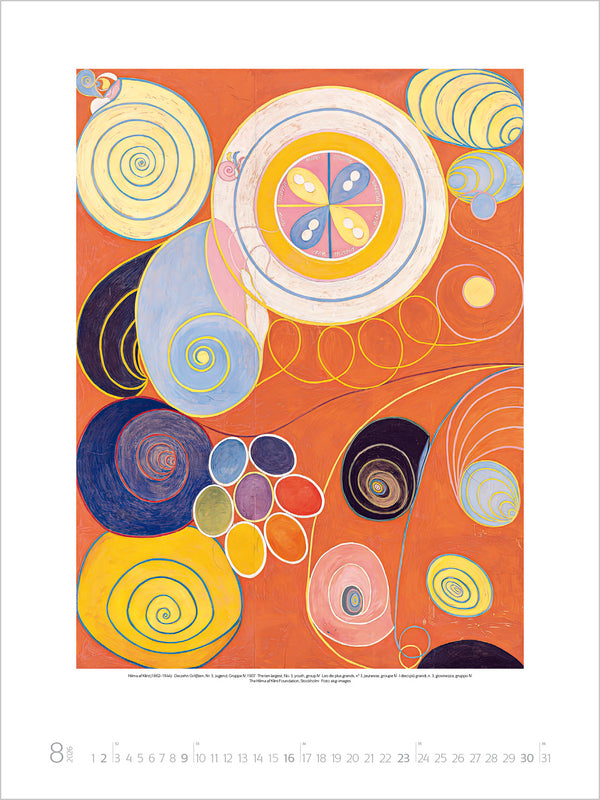 Hilma af Klint - Wandkalender 2026 - 48 x 64 cm - Korsch Verlag