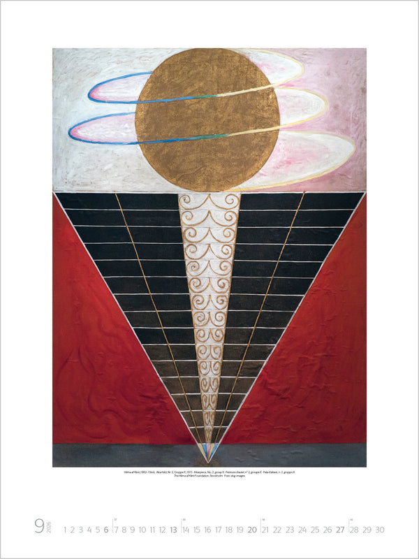 Hilma af Klint - Wandkalender 2026 - 48 x 64 cm - Korsch Verlag