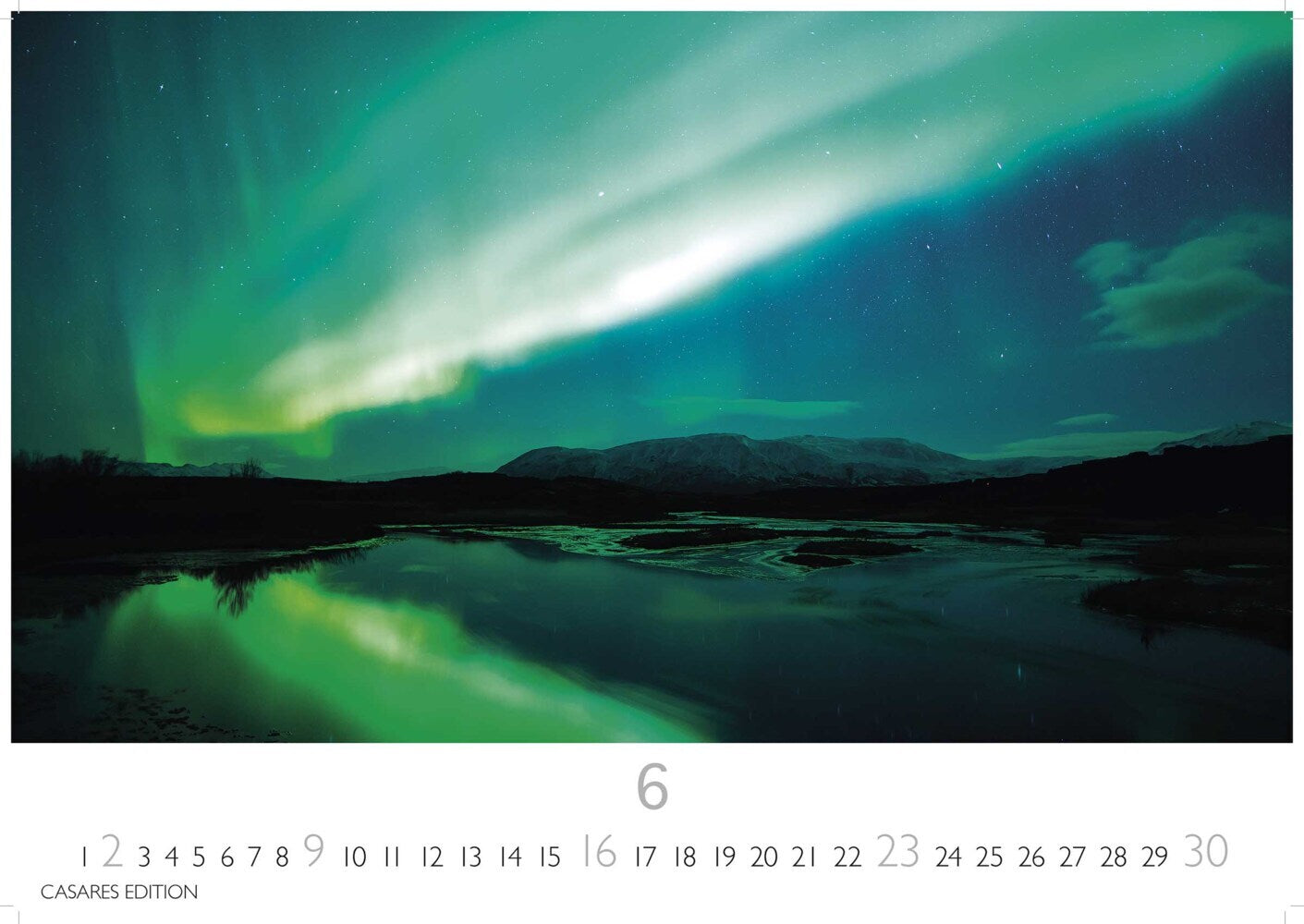 Polarlicht - Wandkalender 2024 - 50 x 35 cm - CASARES fine art EDITION