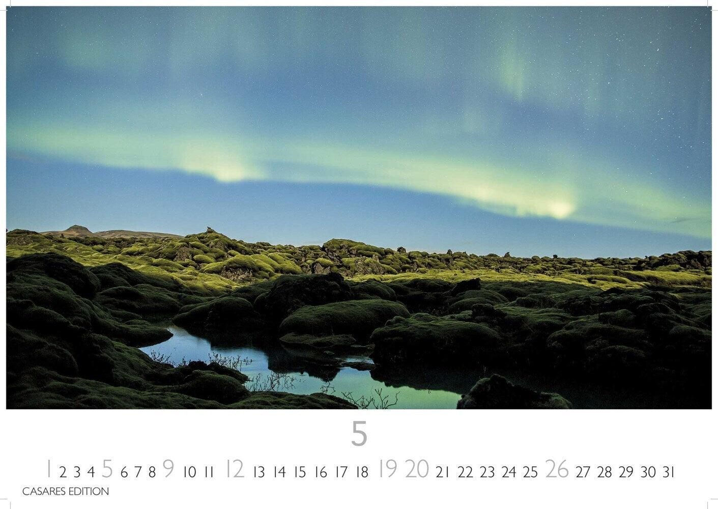 Polarlicht - Wandkalender 2024 - 50 x 35 cm - CASARES fine art EDITION