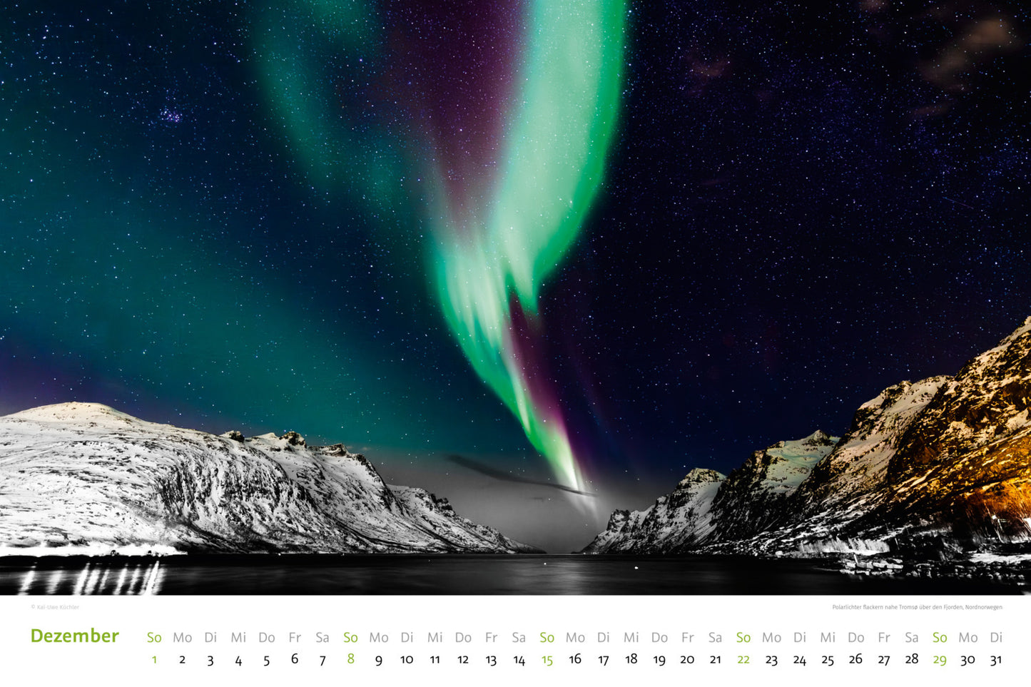 Mythos des Nordens - Wandkalender 2024 - 50 x 35 cm - Island / Norwegen