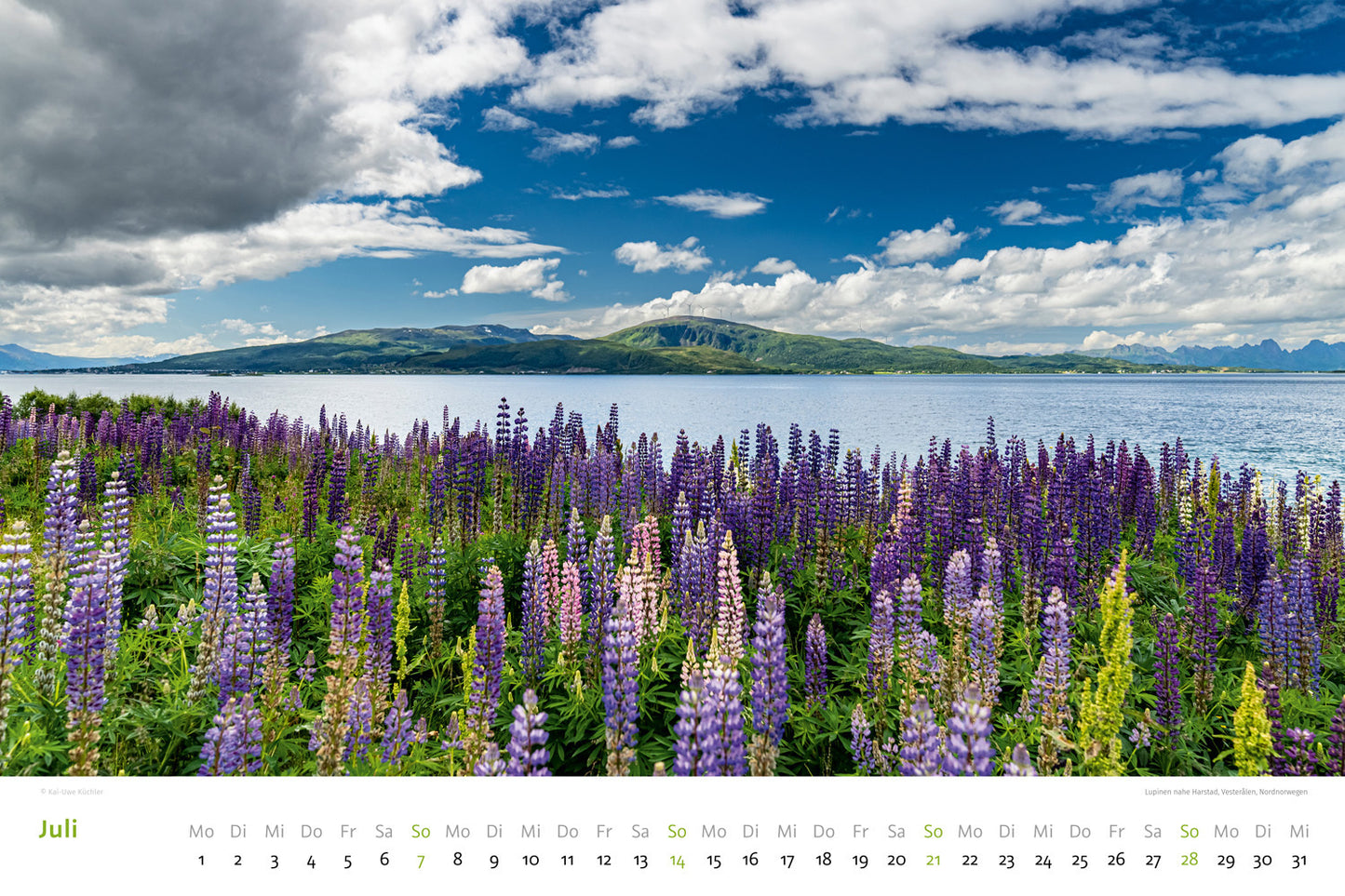 Mythos des Nordens - Wandkalender 2024 - 50 x 35 cm - Island / Norwegen
