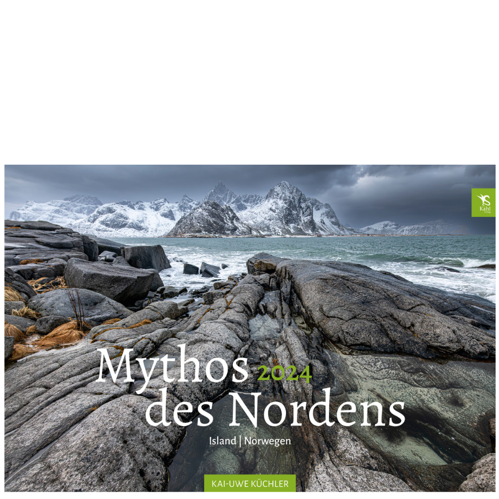 Mythos des Nordens - Wandkalender 2024 - 50 x 35 cm - Island / Norwegen