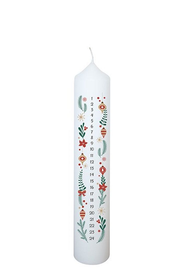 Adventskalender-Kerze - 25 cm