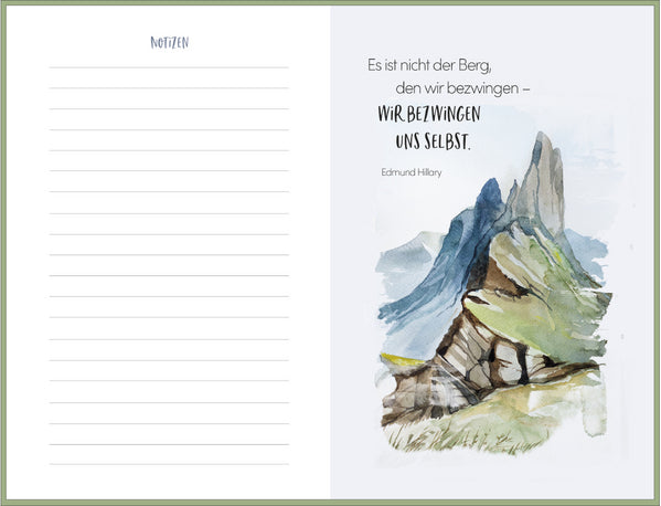 Wandertagebuch Bergwelt