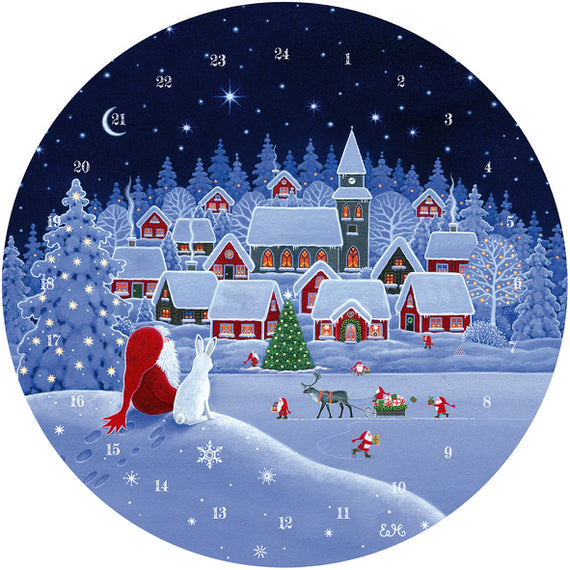 Tomtes fleißige Helfer - Adventskalender - 45 cm