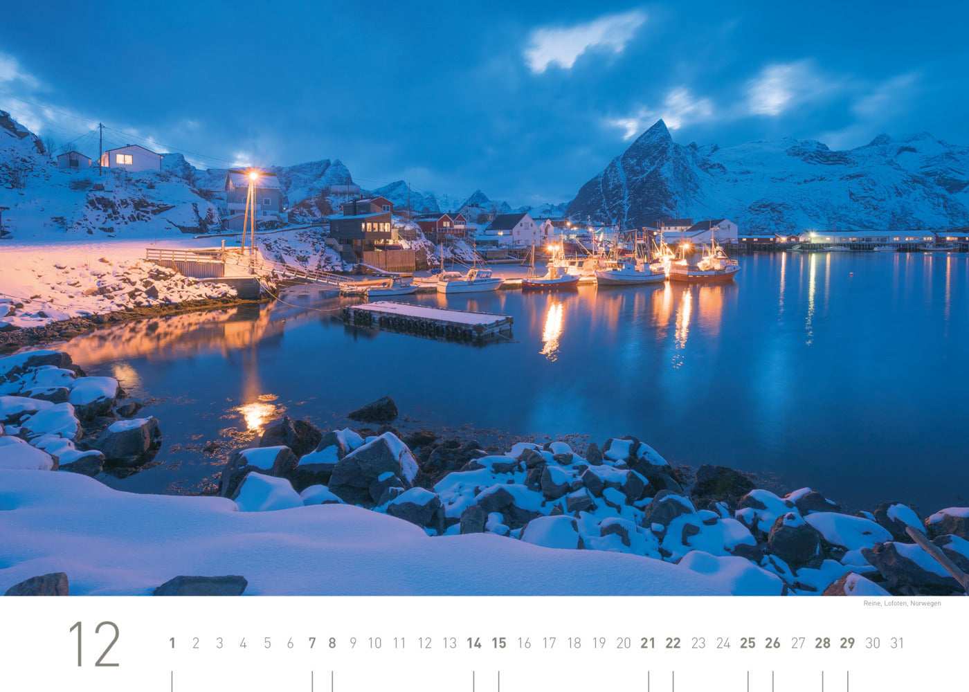 Nordland Exklusivkalender 2024 - 70 x 50 cm - 360Grad Medien