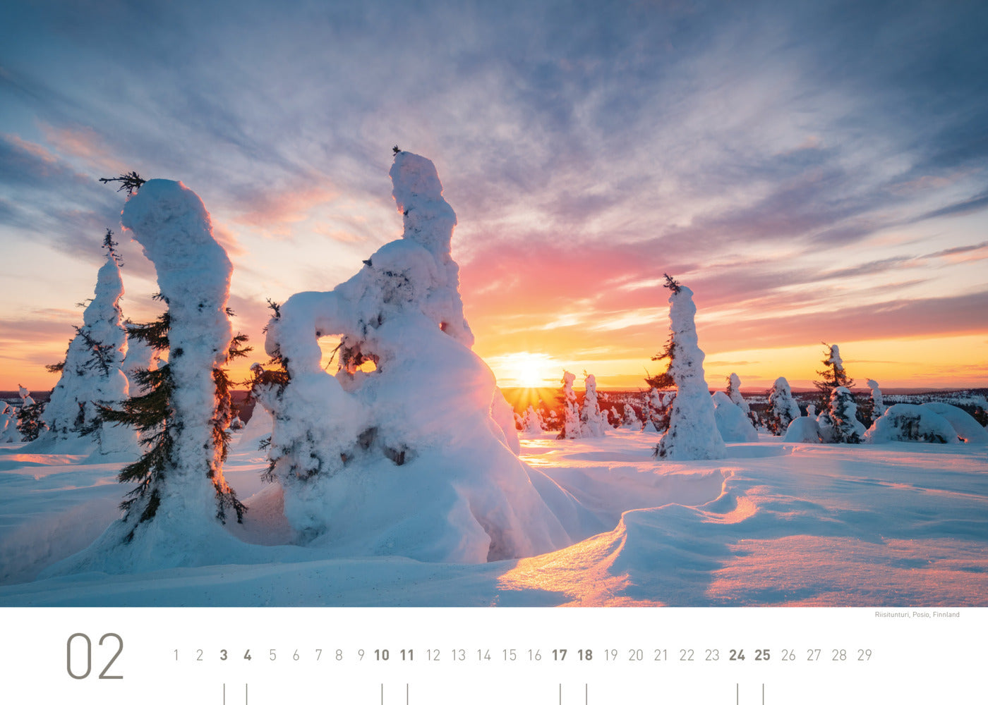 Nordland Exklusivkalender 2024 - 70 x 50 cm - 360Grad Medien