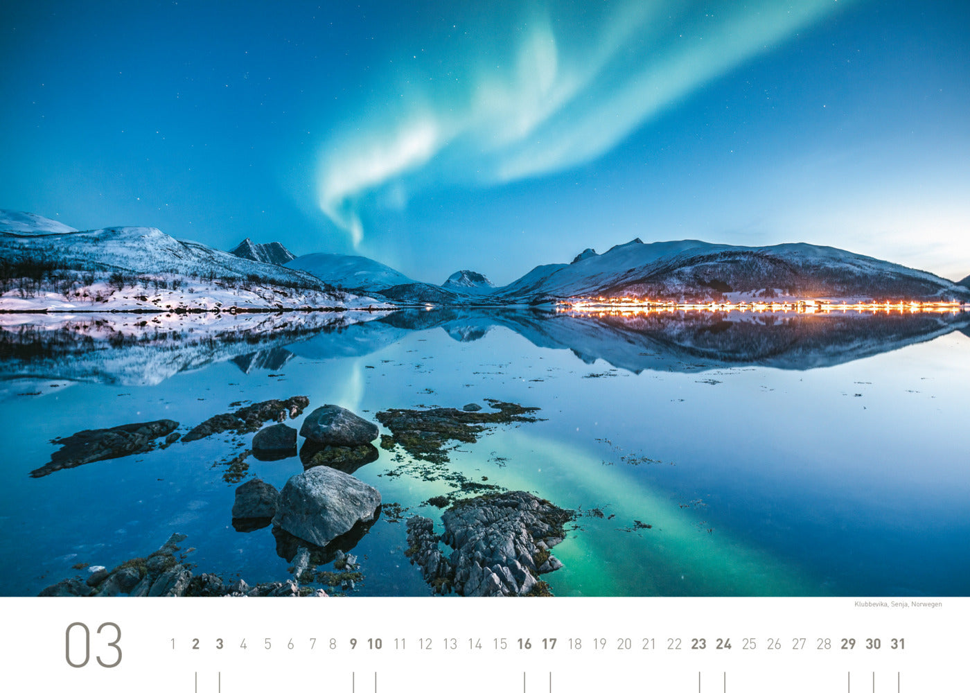 Nordland Exklusivkalender 2024 - 70 x 50 cm - 360Grad Medien