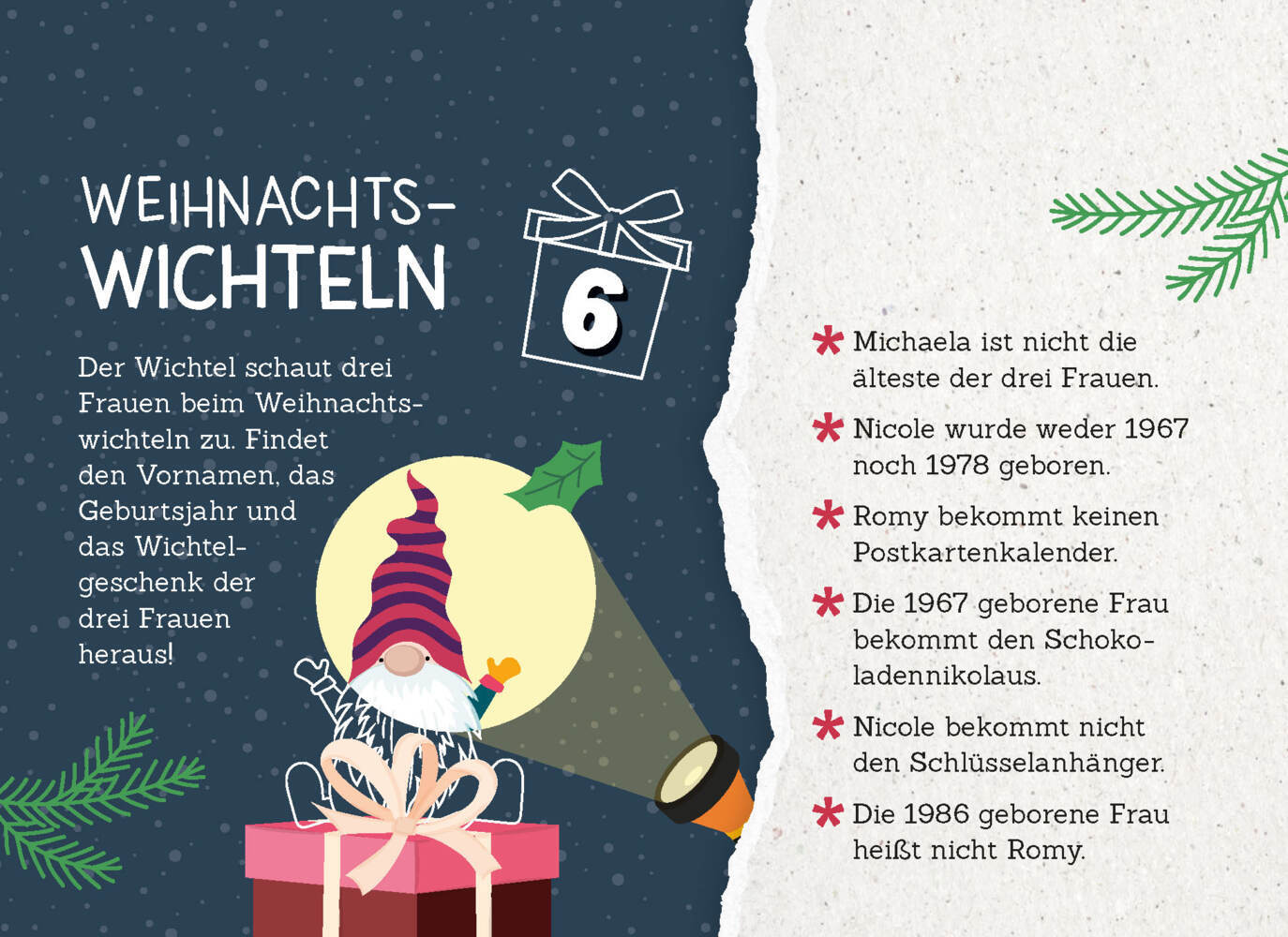 24 Wichtel-Rätsel - der besondere Adventskalender