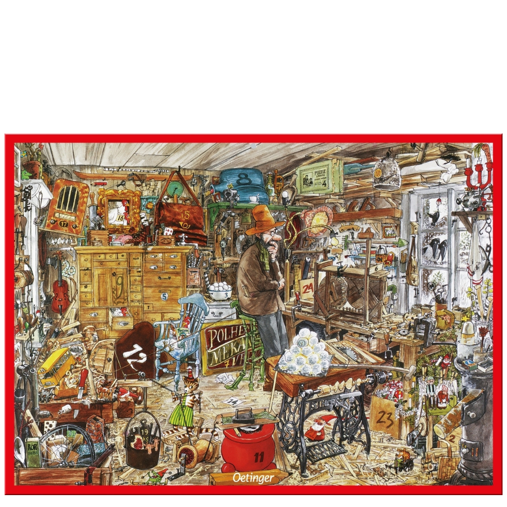 Pettersson und Findus warten auf Weihnachten - Adventskalender - 50 cm
