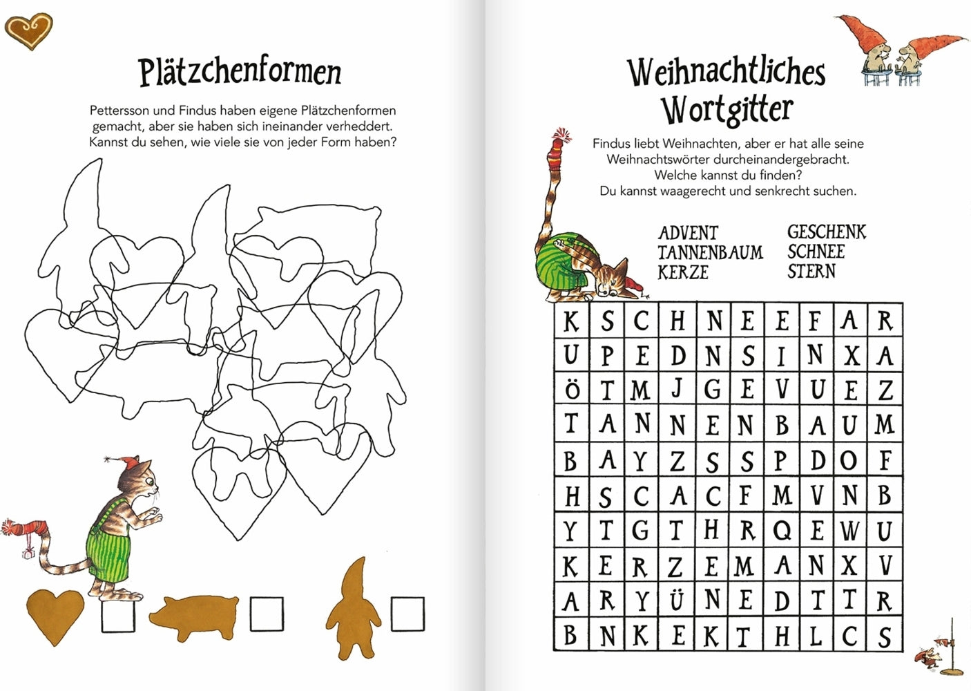 Pettersson & Findus - Funny Christmas Puzzles