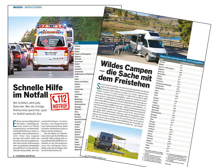 BORDATLAS - Campsite Guide 2024 - Germany - Europe