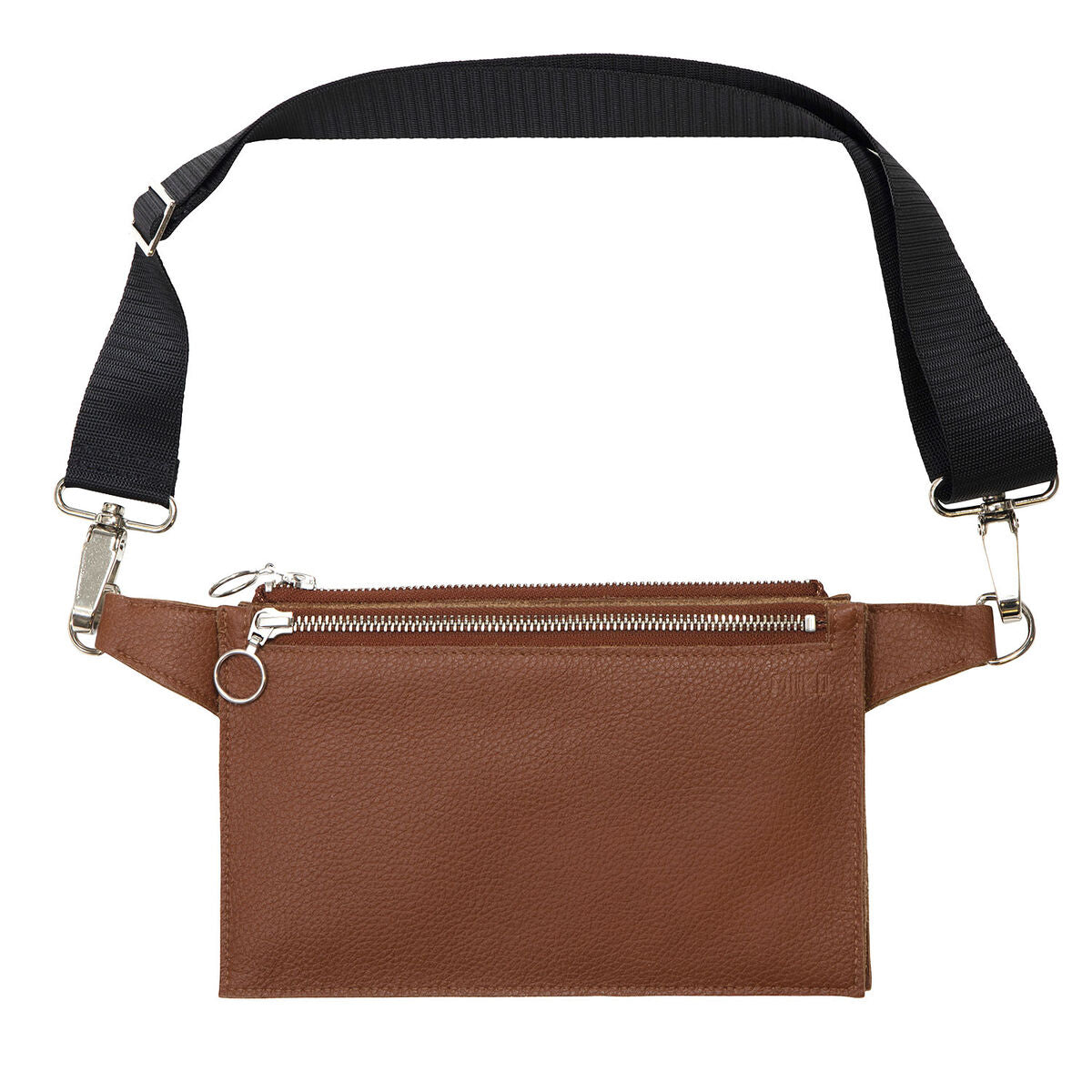 Hippa Elk Leather Handbag - Brown - Miiko Design Oy