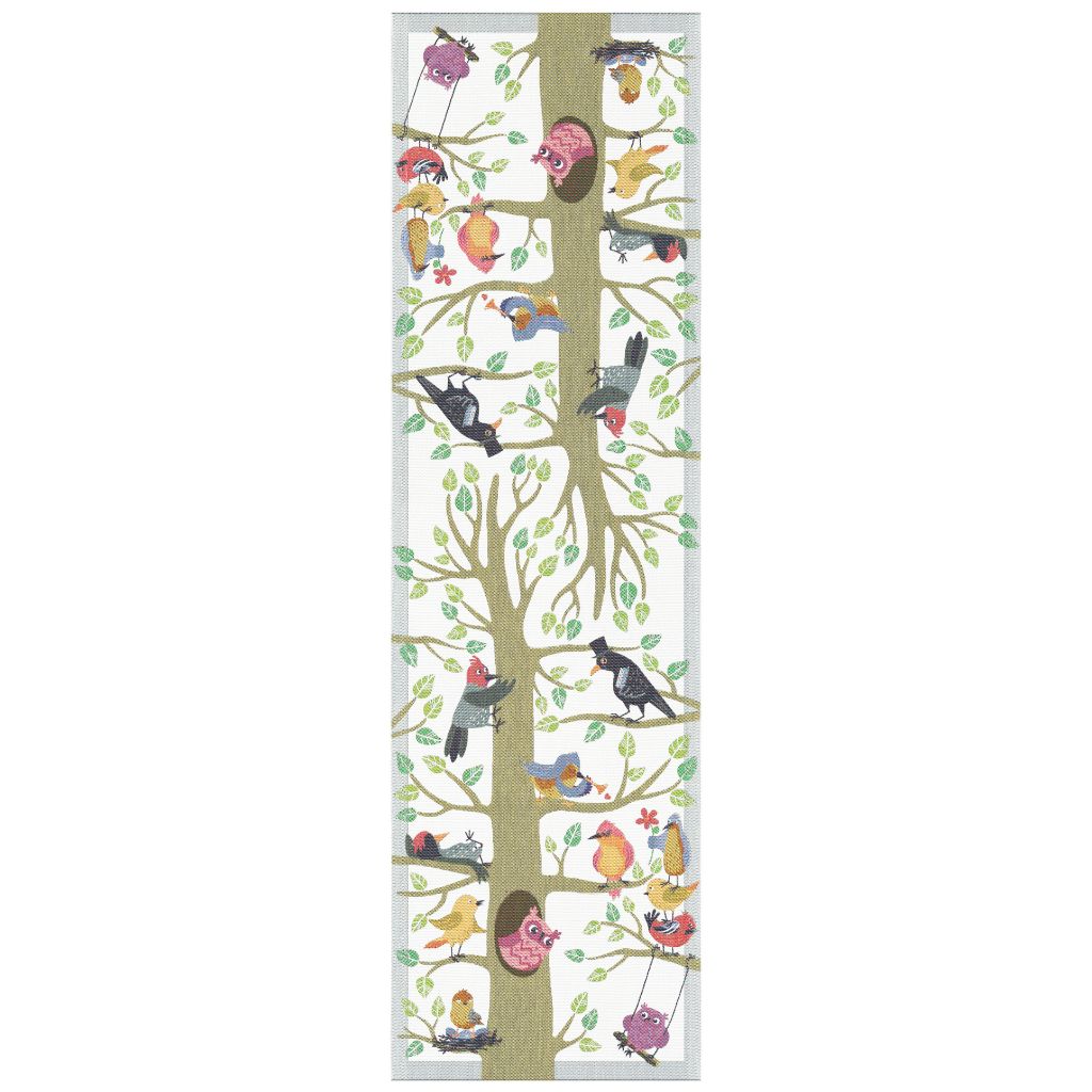 Frühlingsvögel - Tischläufer - 35 x 120 cm - Ekelund