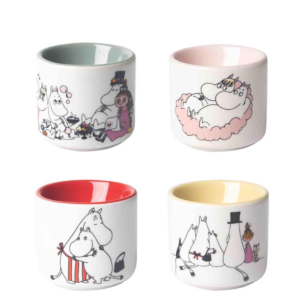 Moomin Love - Egg cup set - colored