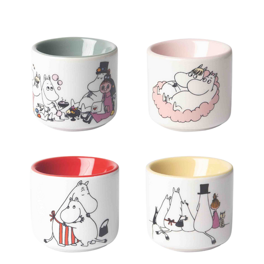 Moomin Liebe - Eierbecher-Set - farbig